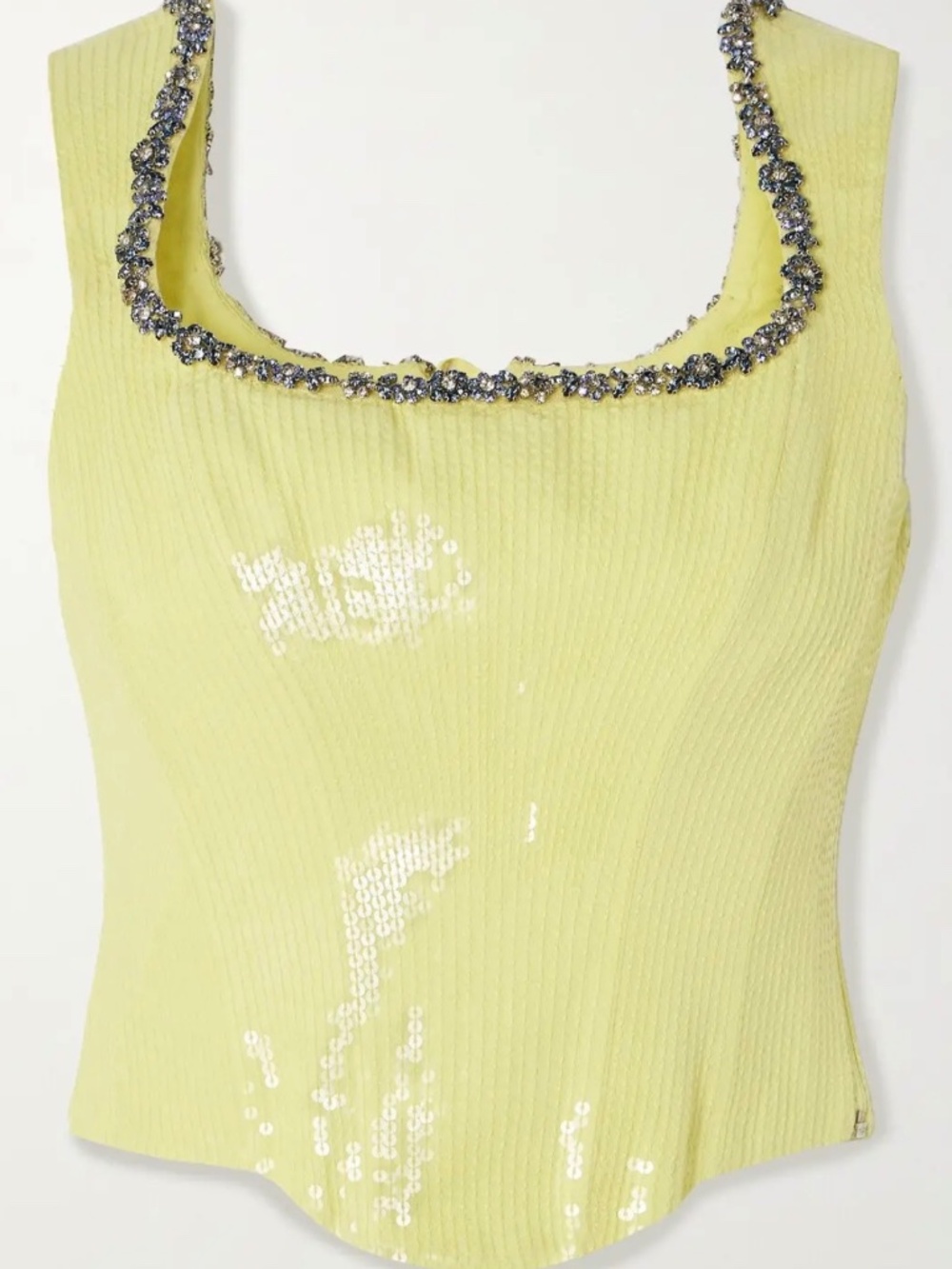 Clio Peppiatt Blossom bustier Crystal flower Embellished NWT